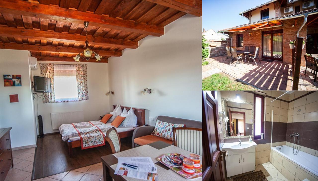 Cherry Apartmanhaz Sarvar Bagian luar foto